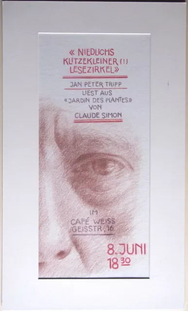 Jan Peter Tripp, Plakatentwurf, ohne Jahr, Zeichnung