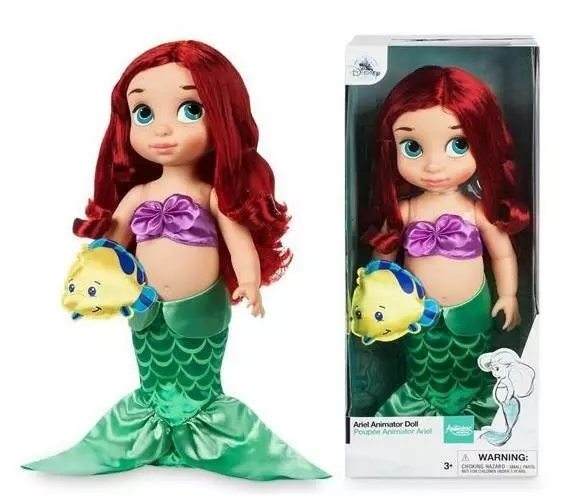 Disney Princess Little Mermaid Ariel Animators Collection Toddler 16" Doll  A9