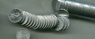 1954 2 Groschen Austria 48 Coin Lot Au Bu 9715N
