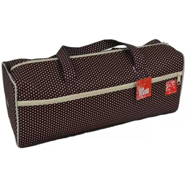 Prym Polka Punkt- und Kaffeedruck Strick- & Nadelarbeitstasche Aufbewahrung PRYM 612 279