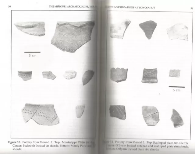 Missouri Indian Archaeology Book New Madrid, MO  V51c