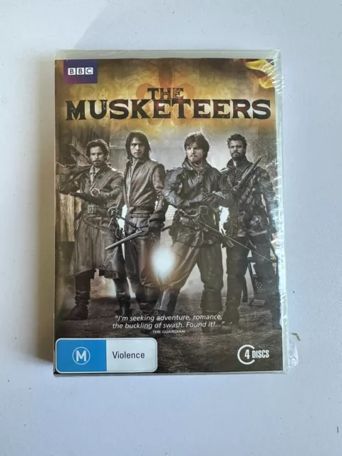 The Musketeers season 1 DVD Region 4 Brand New & Sealed Free Postage