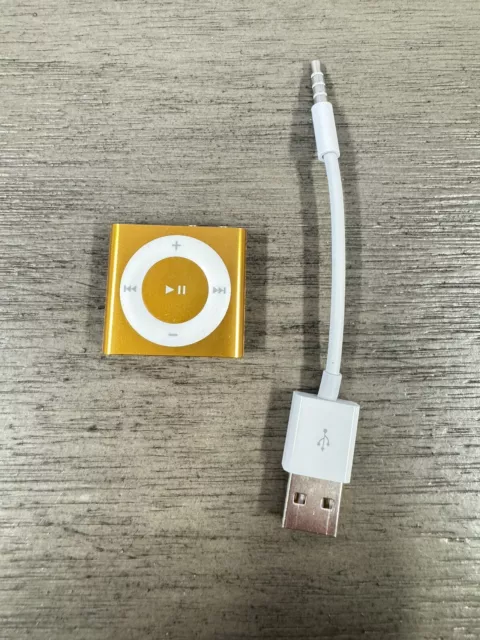 Apple iPod shuffle 4th Generation A1373 (Late 2010) Orange 2GB