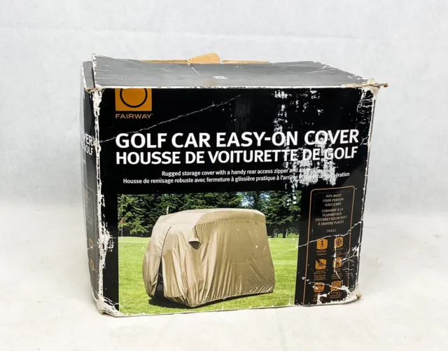 Classic Accessories Fairway 4 Person Golf Cart Easy-On Storage Cover | 74442
