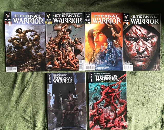 ETERNAL WARRIOR 4 single issues + Vol 2 & 3 softcover Graphic Novels FIRST  VGC