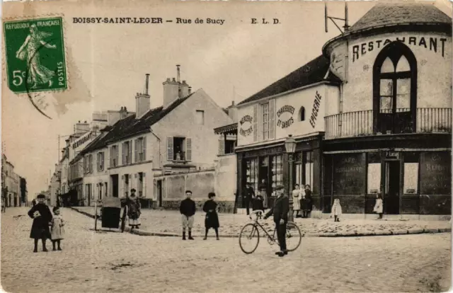CPA AK BOISSY-SAINT-LEGER Rue de Sucy (600436)