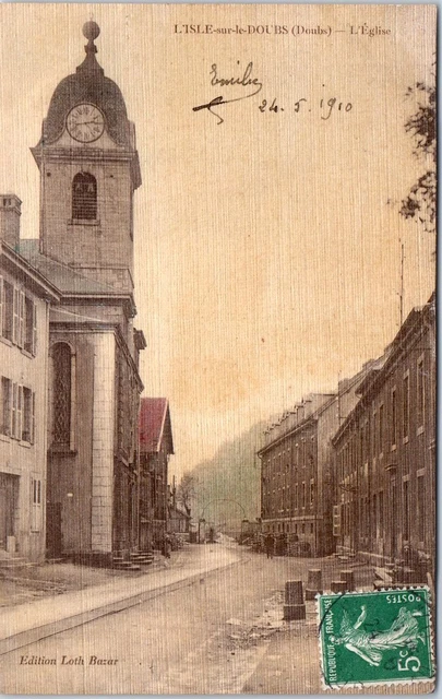 25 L'ISLE SUR LE DOUBS - l'eglise -