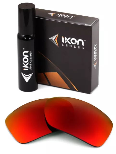 Polarized IKON Replacement Lenses Von Zipper Kickstand Sunglasses + Red Mirror