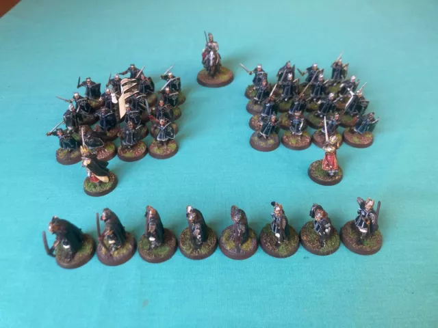 Games Workshop LOTR painted Army of Numenor/Gondor