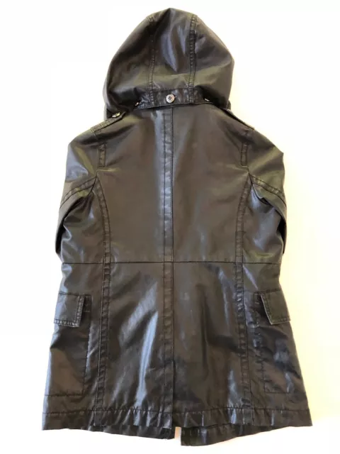 Superbe Manteau Imperméable Noir Burberry 6 Ans 3