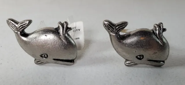 Whale Metal 2 Inch Drawer Pulls Door Knobs Nautical Beach Coastal Hobby Lobby