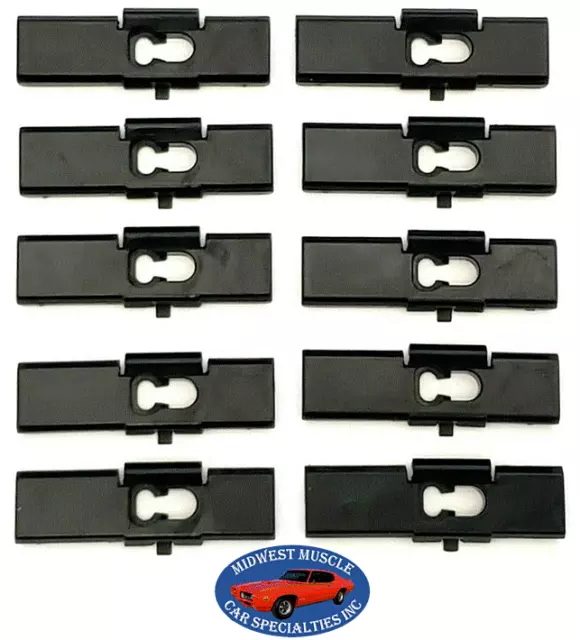 80-92 Cadillac Body Belt Reveal & Vinyl Top Molding Moulding Trim Clip 10pcs L