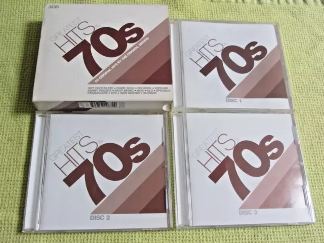 Greatest Hits of 70s, Greatest Ever 70s, 100 Hits 70er Chartbusters 3 CD Alben 2