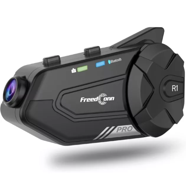 FreedConn R1 PRO Motorcycle Helmet Intercom Bluetooth Headset Interphone FM