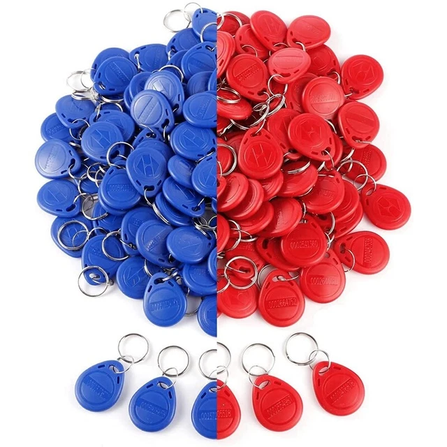 50Pcs 125 Khz Proximity ID Card RFID Keyfob Access Control Key for Door Ent K7L6