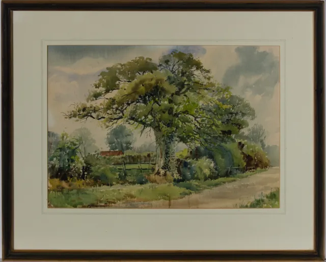 Leslie B. Stew (1914-1998) - Mid 20th Century Watercolour, The Old Beech Tree