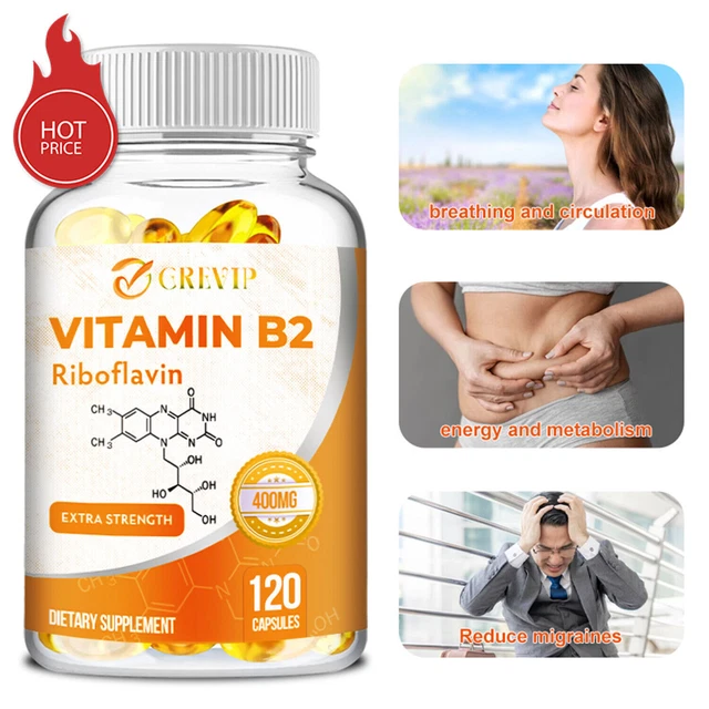 VITAMIN B2 RIBOFLAVIN Migraine Attacks Headache Immune Nervous System