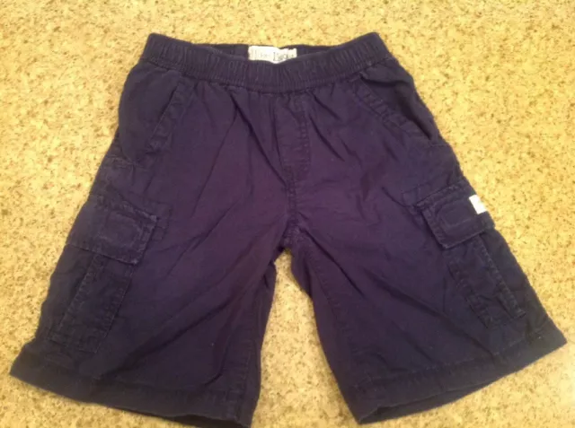 Childrens Place Boys Size 6 Navy Blue Elastic Waist Shorts Gently Worn