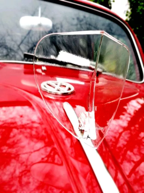 Breezies Wind Deflectors for classic car vw mini jaguar beetle Amber AAC252A