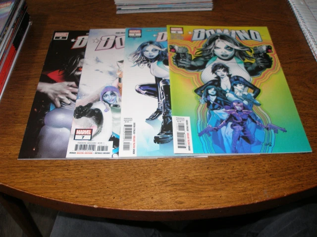 Domino 1,2,3,4,5,6,annual 1,7,8 2018/19 near mint Marvel comic lot 2