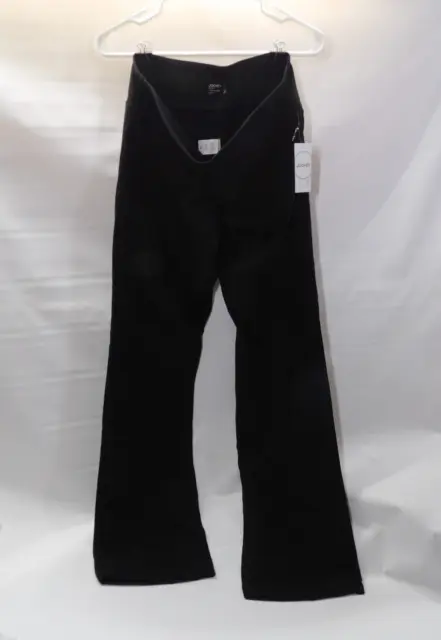 Jockey 292283 Women's Activewear Cotton Stretch Bootleg Pant, Black, Size XL