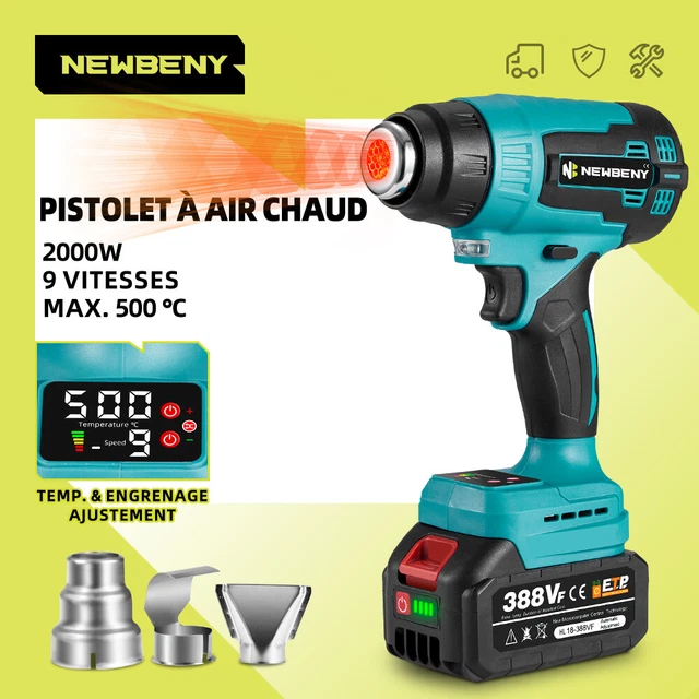 Décapeur Thermique Sans Fil sur
