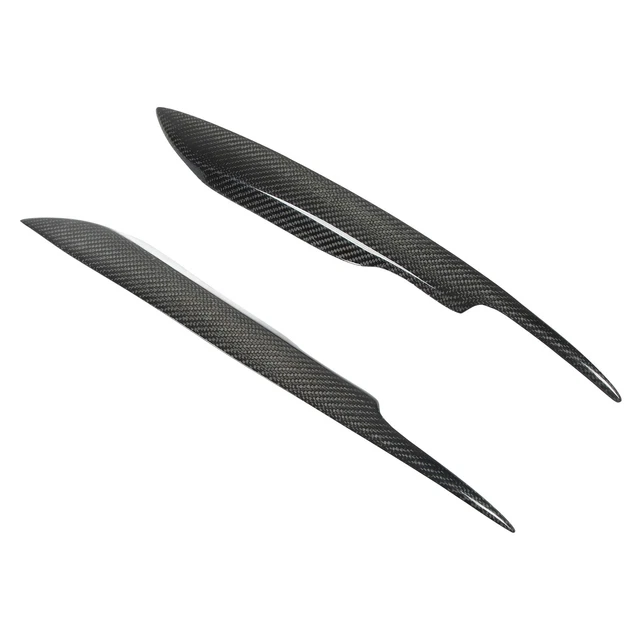 FIT CAR FRONT Headlight Eyebrows Decorative Headlamp Eyebrow Stickers ...