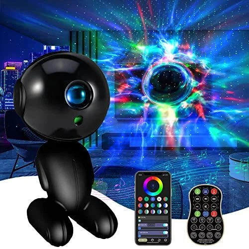 DfuGift Projecteur Ciel Étoilé, Veilleuse Musicale et Lumineuse Lampe Projecteur