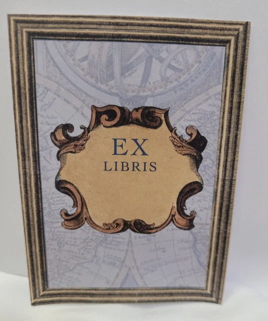 Book Plates Set of 25 EX Libris Self Adhesive Sticker Peel Back Book Plate