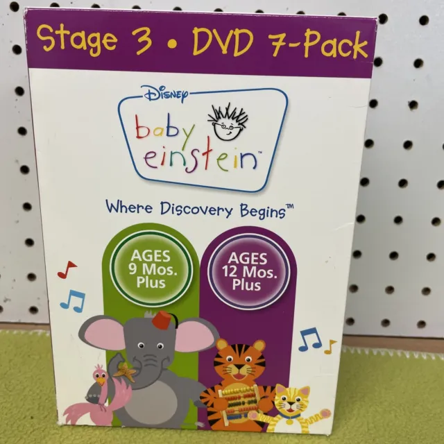 Baby Einstein Stage 3 7 Dvd Pack 2007 Disney Childrens