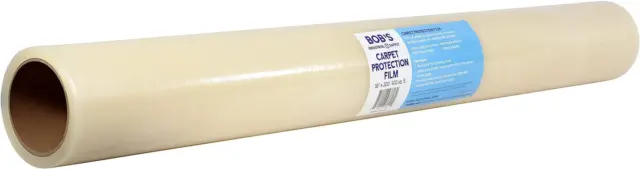 Plastic Carpet Protector Film, 36In X 200Ft – Carpet Cover Plastic Floor Protect