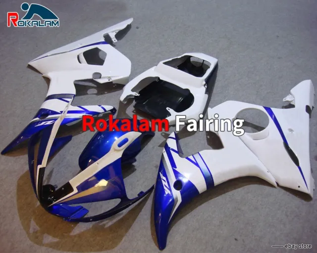 For Yamaha Parts YZF-R6 03 04 YZF1000 R6 2003 2004 Blue White Motorbike Fairings