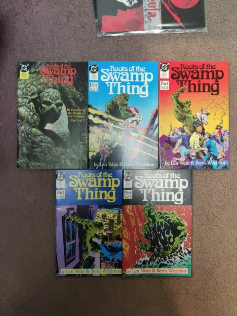 Roots of the Swamp Thing / DC Comics / 1986 / Full Set 1,2,3,4,5
