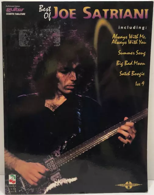 The Best of Joe Satriani Guitar Play Book 1995 Excellent Condition