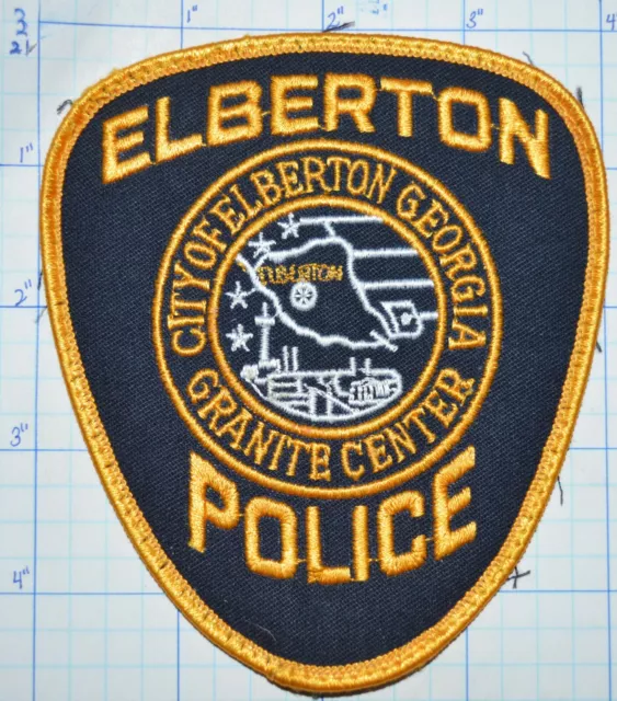 Georgia, Elberton Police Dept Patch