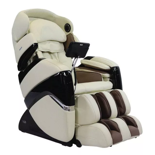 Osaki OS-3D Pro Cyber Massage Chair w/ Foot Rollers-Cream, Open Box 2