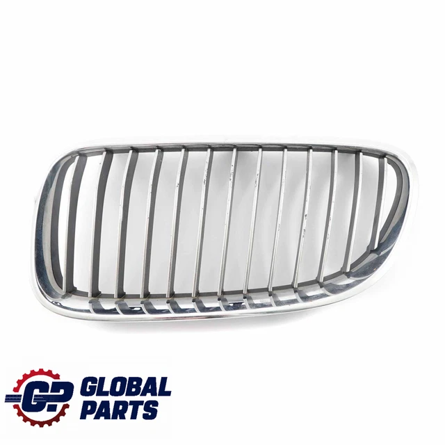Parrilla Delantera De Rejilla Diamante Negra Para BMW E46 Sedán/Touring 2001-2006 (2 Piezas)