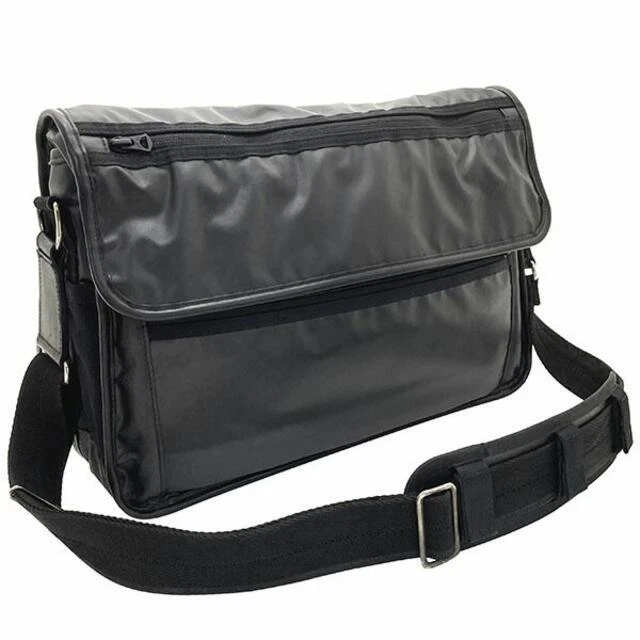 Yoshida Bag Shoulder Porter Device Flap Black cBZ03