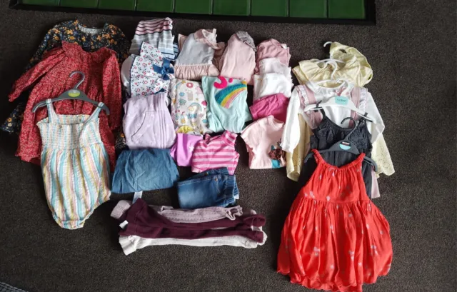 Bundle Of Girls Spring / Summer / Autumn Clothes 12 To 18 Months