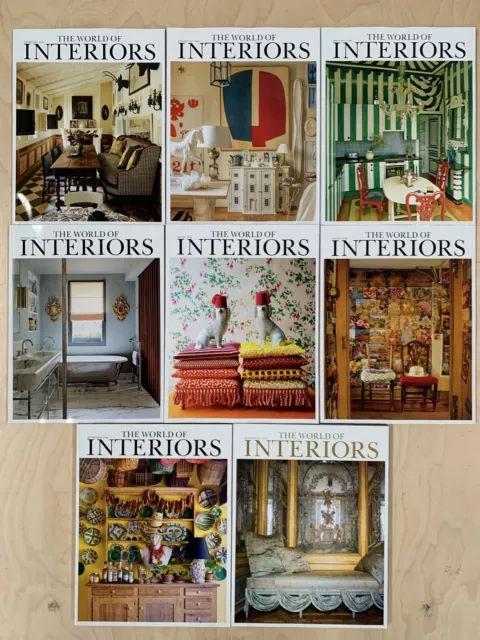 World of Interiors Conde Nast magazine 2021 partial interiors design decoration