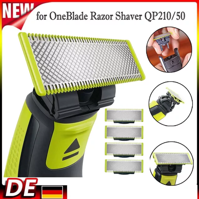 OneBlade Ersatzklinge für Philips One Blade Rasier Klinge QP2520/QP2530/QP2630