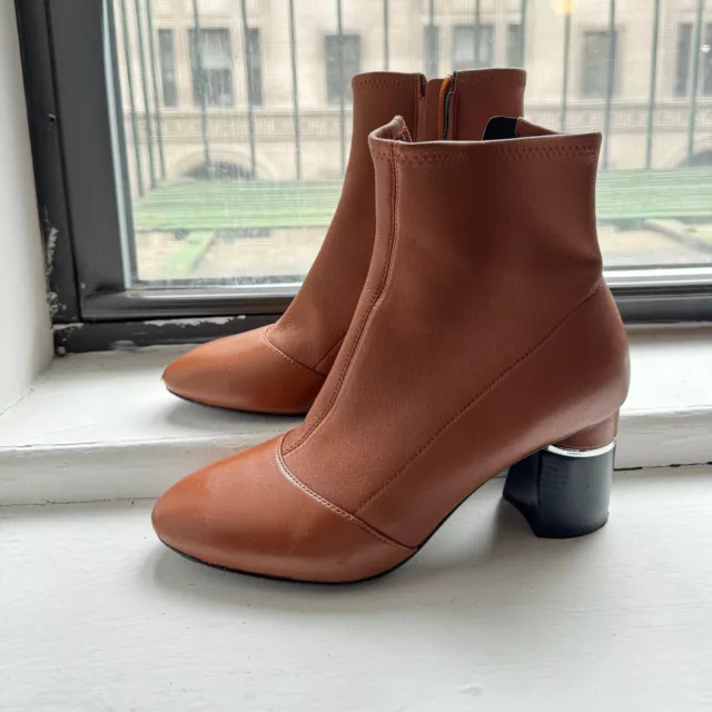 3.1 Phillip Lim Leather Ankle Boots Size 6.5