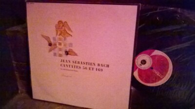 CV EX Bach Concerti VL Ristenpart Grehling Hendel Discophiles DF 127 LP VG++ 