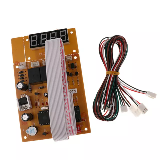 DC 12V/AC 9V Arcade Machine Coin Slot Usb Timer Board With Separate LCD Display