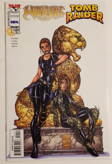 Witchblade/Tomb Raider #1 (1998, Image) VF+ Top Cow Michael Turner Variant