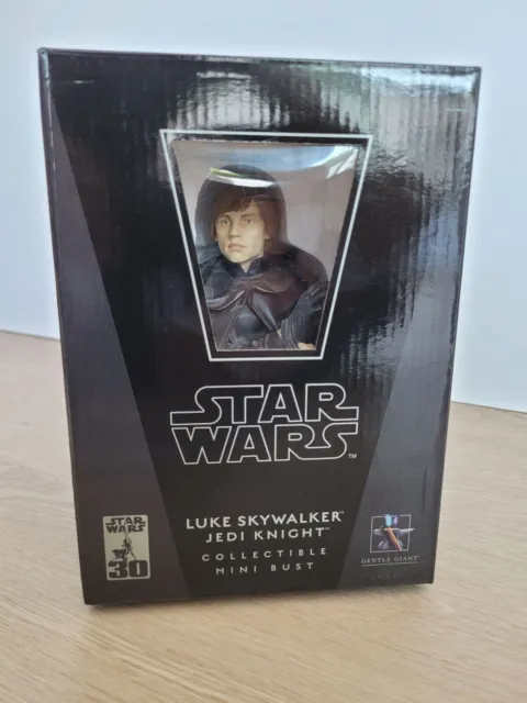 Statua Star Wars Luke Skywalker Gentle Giant Collectible Mini Bust Resin IMBALLO ORIGINALE