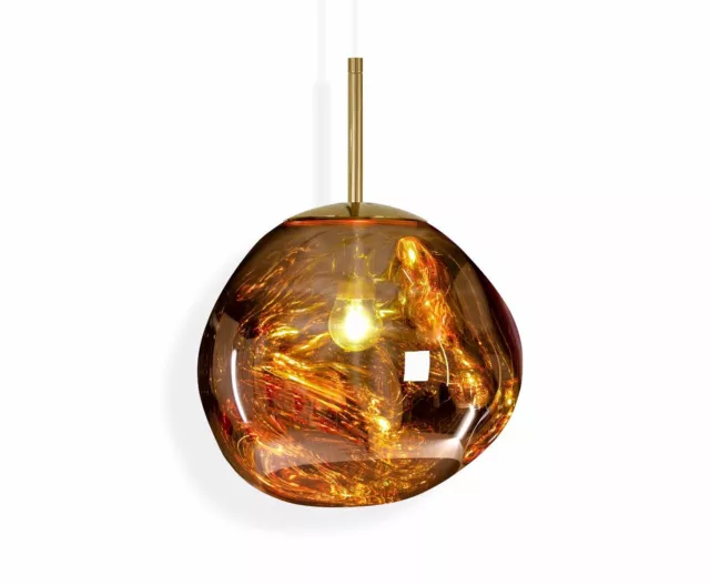 Tom Dixon Dimmable Melt Mini Pendant Ceiling Light 25cm- Gold - Authentic