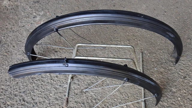 COPPIA PARAFANGHI BICI R - Bacchetta - Lusso 28 Grezzo Comp