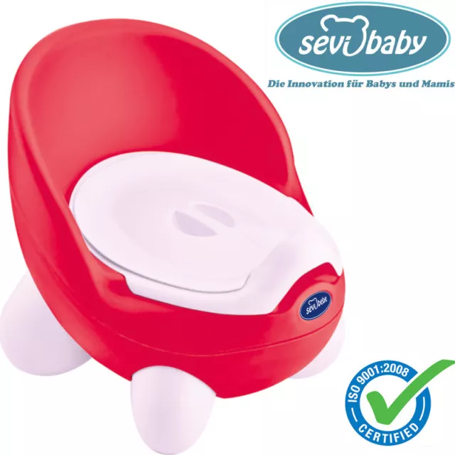 Sevibaby Rojo Aseo de Niños Orinal Baño Reductor Orinal de Aprendizaje 66