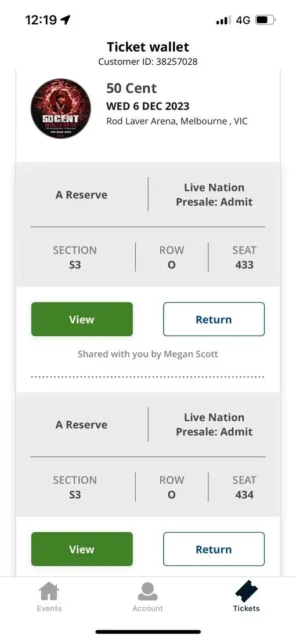 50 Cent X2 Tickets Melbourne Rod Laver Arena Wednesday 6th December 2023